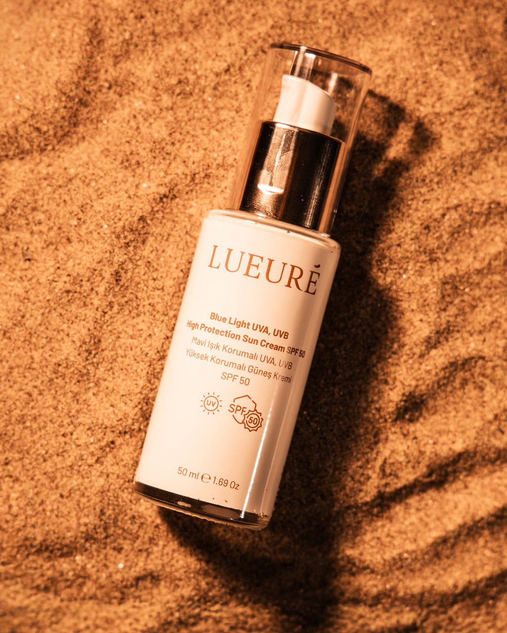 Lueuré UVA UVB Mavi Işık Filtreli Güneş Kremi